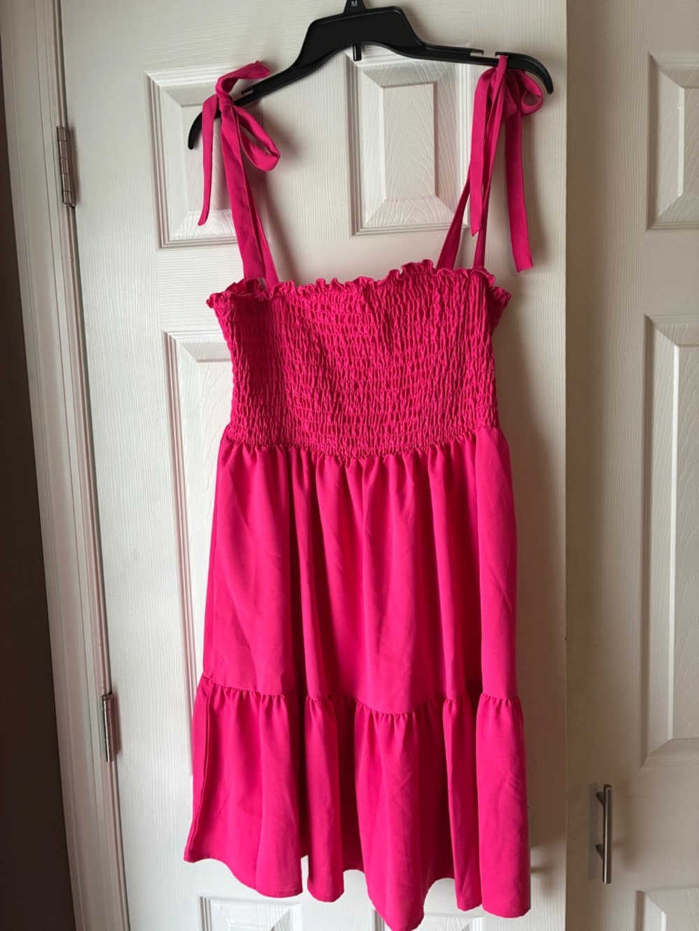 Women’s SHEIN Tie-Shoulder Pink Sundress size large